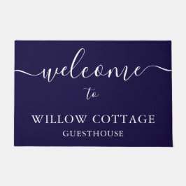 Modern Navy Personalized Guesthouse Welkom Deurmat