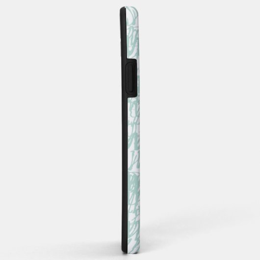 Modern Nebula Scribble-patroon Case-Mate iPhone Case (Achterkant/rechts)