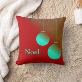 Modern Neo Mint Noel Kerstfeestdag Kussen