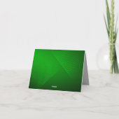 Modern Neon Green Bedankkaart (Achterkant)