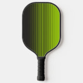 Modern Neon Groen Zwart Sport Side Fade Pickleball Paddle (Achterkant)