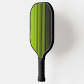 Modern Neon Groen Zwart Sport Side Fade Pickleball Paddle (Links)