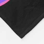 Modern Neon Tropical Forest Fleece Deken (Hoek)