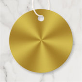 Modern Nepgoud Bedankjes Labels (Voorkant)