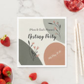 Modern Nesting feest voor nieuwe ouders Servet (Insitu)