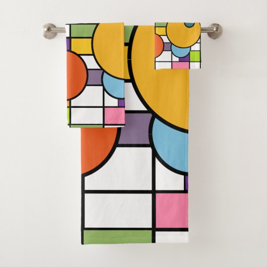 Modern net uit de middeleeuwen bad handdoek (Insitu)