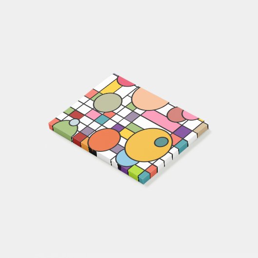 Modern net uit de middeleeuwen post-it® notes (Schuin)