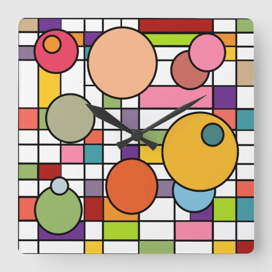 Modern net uit de middeleeuwen vierkante klok (Voorkant)