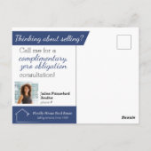 Modern Net Verkocht Vastgoed Marketing Mailer Briefkaart (Achterkant)