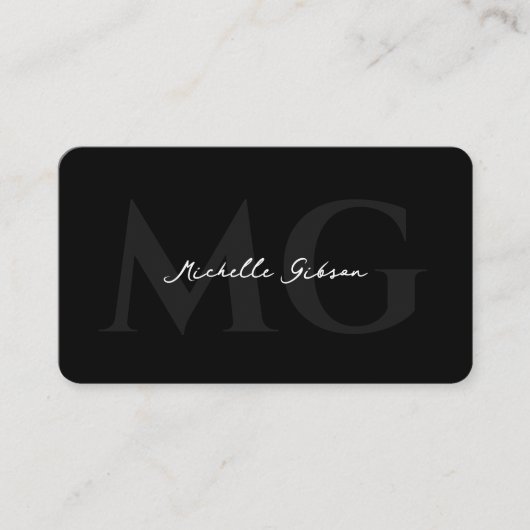 Modern Networking Professionele Marketing Zwart Visitekaartje (Voorkant)