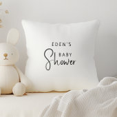 Modern neutraal Baby shower Kussen