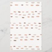 Modern neutraal Baby shower mama of papa spel (Achterkant)