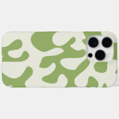 Modern neutraal groen wavy blob ontwerp Case-Mate iPhone case (Achterkant (horizontaal))