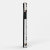 Modern neutraal kerstnamepatroon Case-Mate iPhone case (Achterkant/rechts)