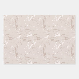 Modern neutraal marmer inpakpapier vel