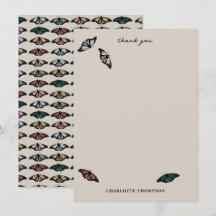 Modern neutraal vlinders tuin patroon