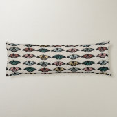 Modern neutraal vlinders tuin patroon lichaamskussen (Achterkant)