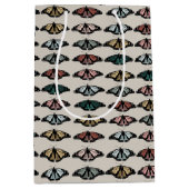 Modern neutraal vlinders tuin patroon medium cadeauzakje (Voorkant)