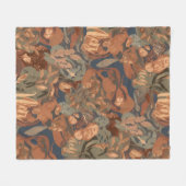 Modern Neutral Checkerboard Pattern | Trendy Home Fleece Deken (Voorkant (Horizontaal))