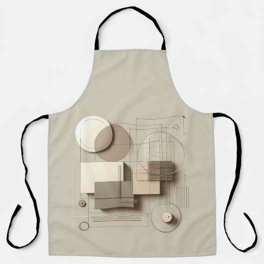 Modern Neutral Geometry Schort (Voorkant)