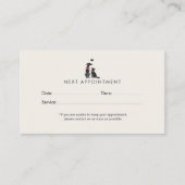 Modern Neutral Pet Sitter Appointment | Editable Afsprakenkaartje (Voorkant)