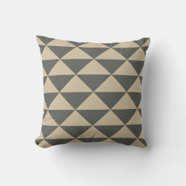 Modern Neutral Scandinavian Pattern Throw Pillow Kussen