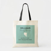 Modern Nevada Map Vacation Family Reunion Tote Bag (Voorkant)