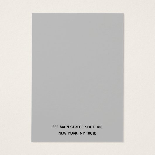 Modern New age Black met juwelen-kaart Visitekaartje (Achterkant)