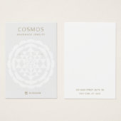 Modern New age met juwelen-kaart Visitekaartje (Voorkant /achterkant)