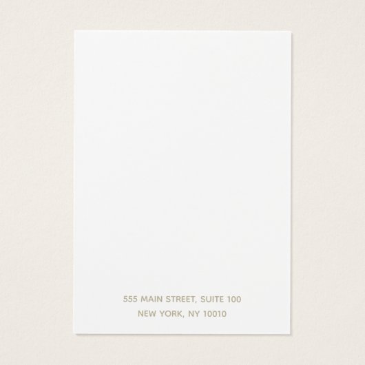 Modern New age met juwelen-kaart Visitekaartje (Achterkant)