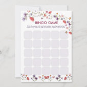 Modern New Chapter Begins Bridal Shower Bingo Game (Voorkant)