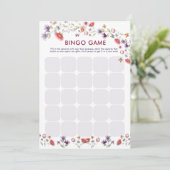 Modern New Chapter Begins Bridal Shower Bingo Game (Staand voorkant)