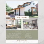 Modern New Listing Real Estate Marketing Flyer (Voorkant)