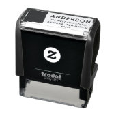 Modern NEW MEXICO State Shape Retouradres Zelfinktende Stempel (Product)