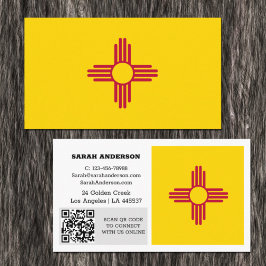 Modern New Mexico Visitekaartje, vlag / Verenigde  Visitekaartje