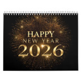 modern new year 2026 wall calendar kalender (Hoes)