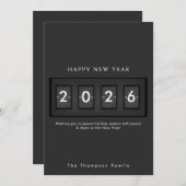Modern New Year Simple Countdown (Voorkant / Achterkant)