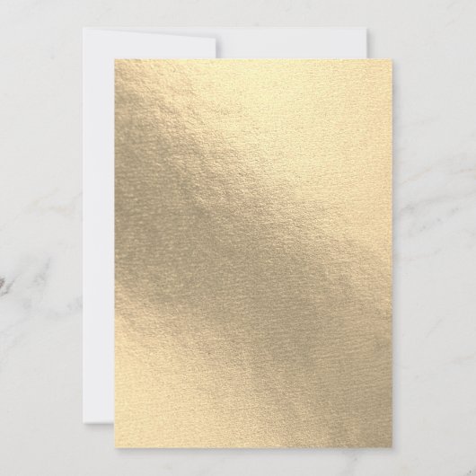 Modern New Year Simple Countdown Gold (Achterkant)