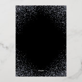 Modern New Year's Eve Party Folie Feestdagenkaart (Achterkant)