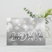 Modern New Year's Eve Party Kaart (Staand voorkant)