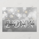 Modern New Year's Eve Party Kaart (Voorkant)