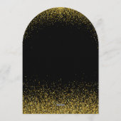 Modern New Year's Eve Party Kaart (Achterkant)