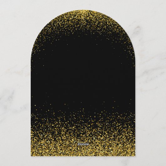 Modern New Year's Eve Party  Kaart (Achterkant)