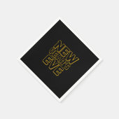 Modern New Year's Eve Party  Servet (Hoek)