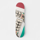 Modern New York Architecture Art Artwork Persoonlijk Skateboard (Voorkant)