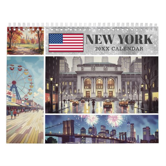 Modern New York USA  Kalender (Hoes)