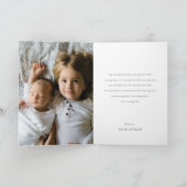 Modern Newborn Aankondiging (Binnen)