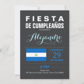 Modern: Nicaragua Feest Kaart (Voorkant)