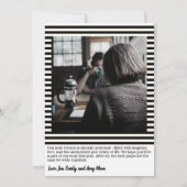 Modern Nieuw Chapter Nieuwjaar 2 Foto Vakantie Kaa Kaart (Achterkant)