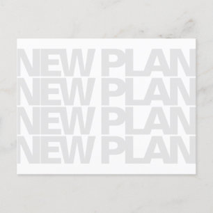 Modern Nieuw Plan Trouwen Save the Date Aankondigingskaart